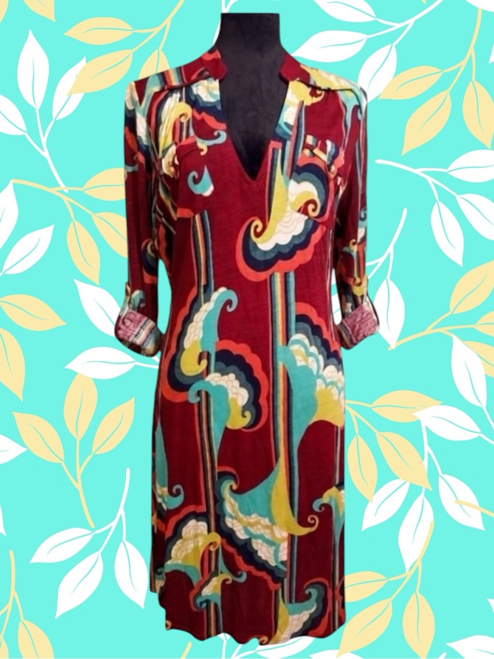 T-bags Los Angeles Retro Boho Eclectic Grandpa Indie Sleaze Maximalism Dress M